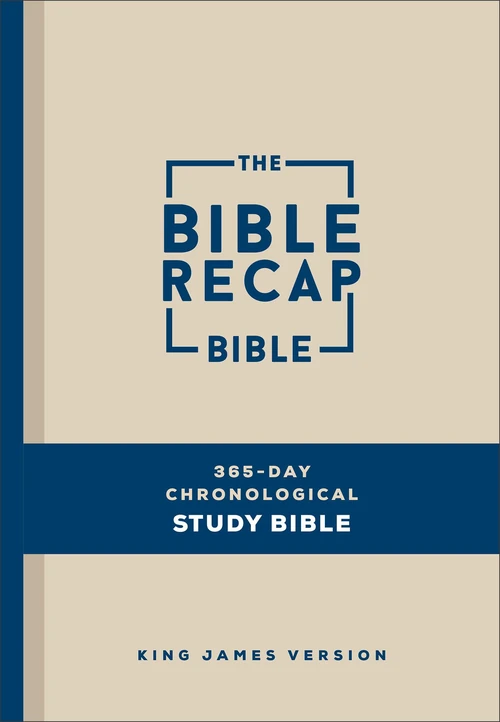Cover of The Bible Recap 365-Day Chronological Study Bible