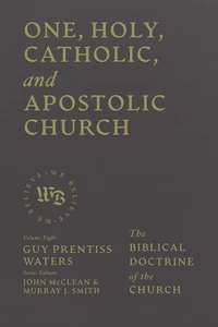 Cover of One, Holy, Catholic, and Apostolic Church