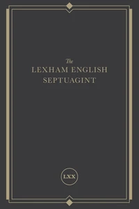 Cover of The Lexham English Septuagint