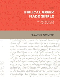 Cover of Biblical Greek Made Simple