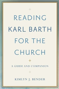Cover of Reading Karl Barth for the Church