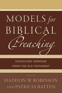 Cover of Models for Biblical Preaching