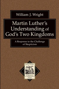 Cover of Martin Luther's Understanding of God's Two Kingdoms