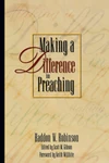Cover of Making a Difference in Preaching