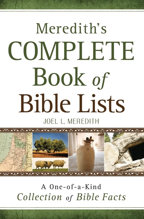 Cover of Meredith's Complete Book of Bible Lists