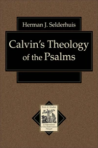 Cover of Calvin's Theology of the Psalms