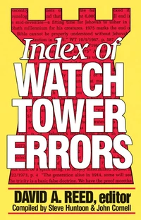 Cover of Index of Watchtower Errors 1879 to 1989