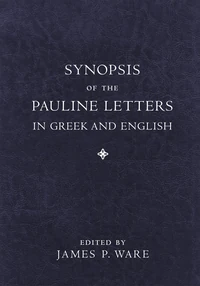 Cover of Synopsis of the Pauline Letters in Greek and English