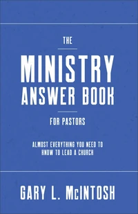 Cover of The Ministry Answer Book for Pastors