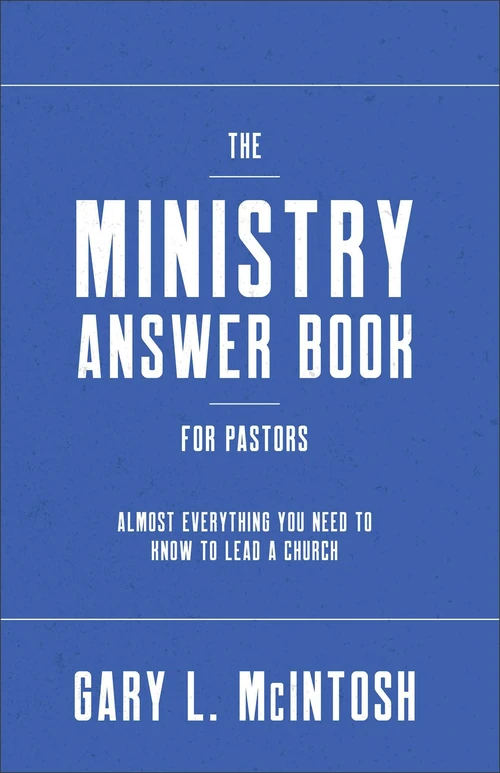 Cover of The Ministry Answer Book for Pastors