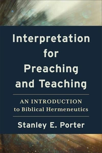 Cover of Interpretation for Preaching and Teaching
