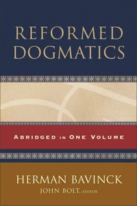 Cover of Reformed Dogmatics