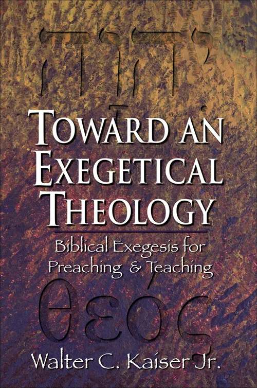 Cover of Toward an Exegetical Theology