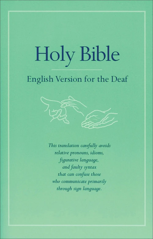 Cover of Holy Bible English Version for the Deaf