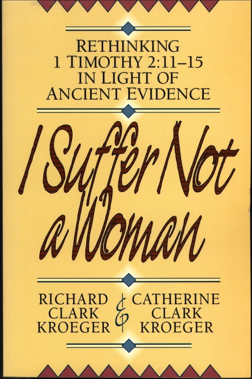 Cover of I Suffer Not a Woman