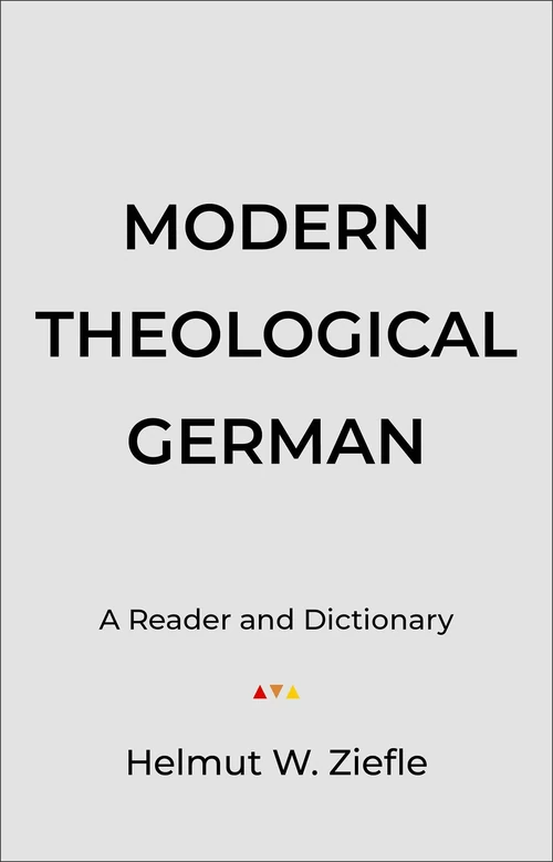 Cover of Modern Theological German