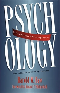 Cover of Psychology in Christian Perspective