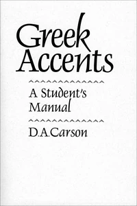 Cover of Greek Accents