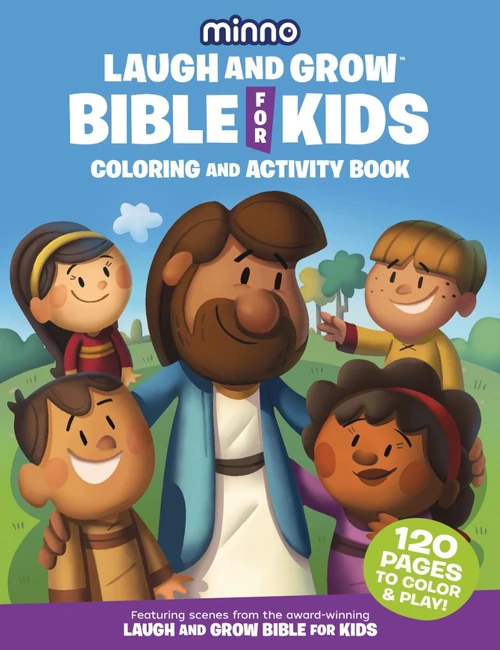Cover of Laugh and Grow Bible Coloring and Activity Book