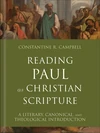 Cover of Reading Paul as Christian Scripture