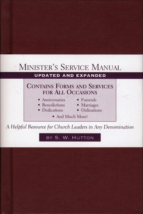 Cover of Minister's Service Manual