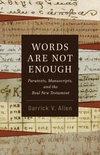 Cover of Words Are Not Enough