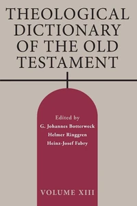 Cover of Theological Dictionary of the Old Testament, Volume XIII