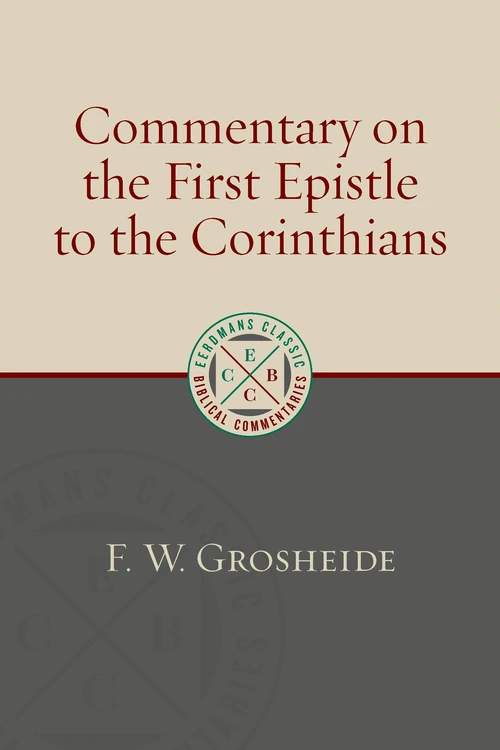 Cover of Commentary on the First Epistle to the Corinthians