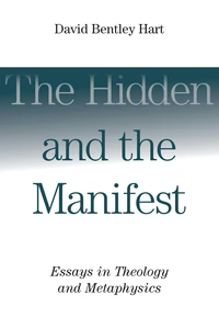 Cover of The Hidden and the Manifest