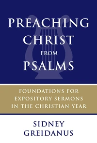 Cover of Preaching Christ from Psalms