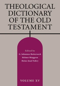 Cover of Theological Dictionary of the Old Testament, Volume XV
