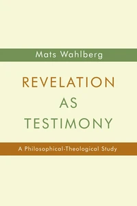 Cover of Revelation as Testimony