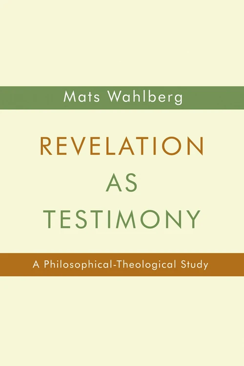 Cover of Revelation as Testimony