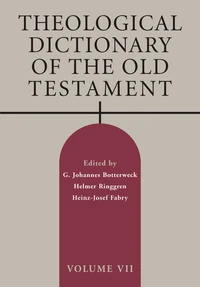 Cover of Theological Dictionary of the Old Testament, Volume VII