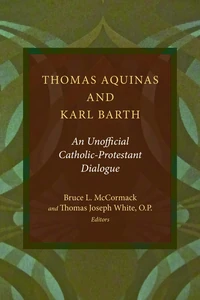 Cover of Thomas Aquinas and Karl Barth