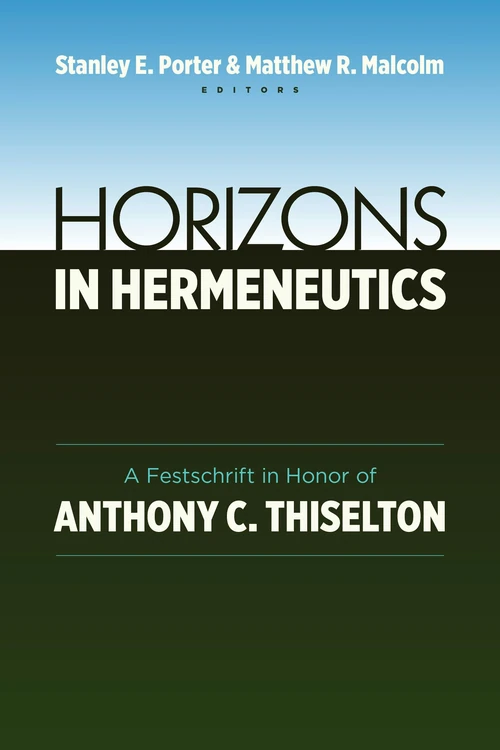 Cover of Horizons in Hermeneutics