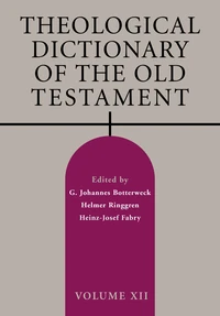 Cover of Theological Dictionary of the Old Testament, Volume XII