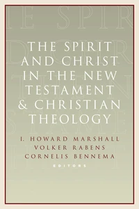 Cover of The Spirit and Christ in the New Testament and Christian Theology