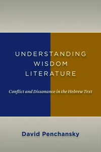 Cover of Understanding Wisdom Literature