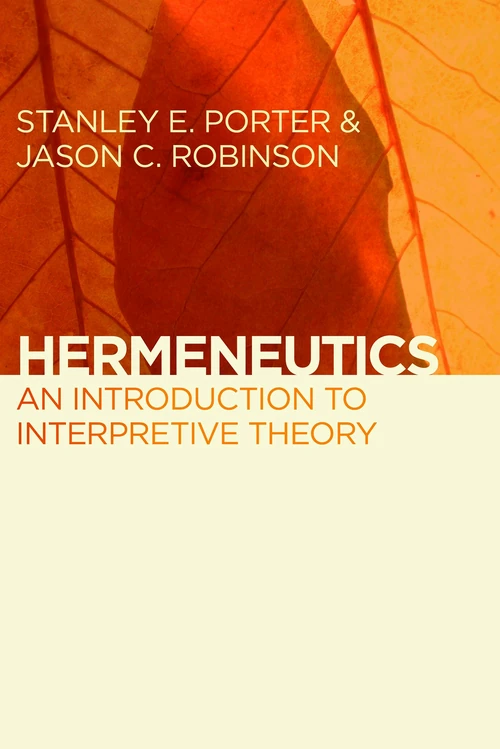 Cover of Hermeneutics
