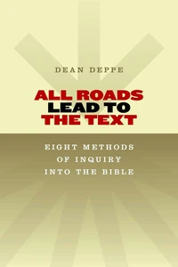 Cover of All Roads Lead to the Text