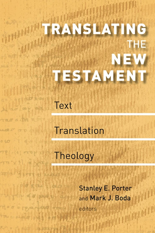 Cover of Translating the New Testament