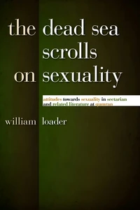 Cover of The Dead Sea Scrolls on Sexuality