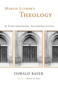Cover of Martin Luther's Theology