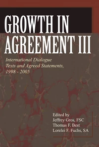 Cover of Growth in Agreement III
