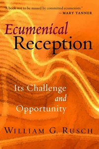 Cover of Ecumenical Reception