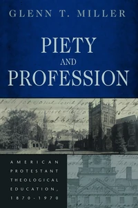Cover of Piety and Profession