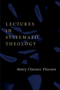 Cover of Lectures in Systematic Theology