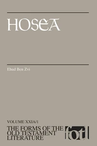 Cover of Hosea