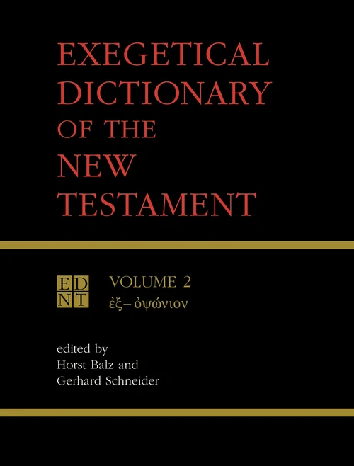 Cover of Exegetical Dictionary of the New Testament, Vol. 2
